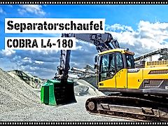 COBRA Schaufelseparator L4-180 | Siebschaufel Radlader und Bagger