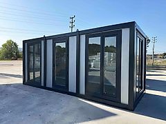 Sun Container Wohncontainer | Bürocontainer | Baucontainer | Modell GRAU-1 | 240cmx600cm